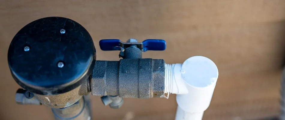 Valve of an irrigation system in New Smyrna Beach, FL.