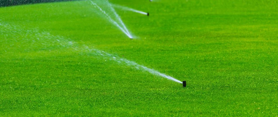 A landscape in Holly Hill, FL, with plants and mulch.