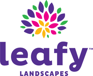 Leafy Landscapes brand logo